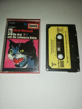 Die Drei Fragezeichen Folge 4 und die schwarze Katze 5-fach geschraubt Schwarz mit Gelben Aufkleber 515904.0