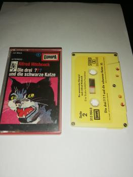 Die Drei Fragezeichen Folge 4 und die schwarze Katze 5-fach geschraubt Gelb mit Gelben Aufkleber 515904.0