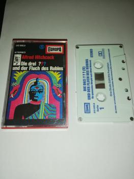 Die Drei Fragezeichen Folge 5 und der Fluch des Rubins 5-fach geschraubt Weiß Blau 515905.9