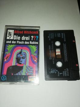 Die Drei Fragezeichen Folge 5 und der Fluch des Rubins Schwarz 7432138805 4 PC 209
