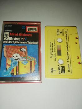 Die Drei Fragezeichen Folge 6 und der sprechende Totenkopf Gelb mit Gelben Aufkleber 515906.7