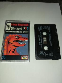 Die Drei Fragezeichen Folge 7 und der unheimliche Drache Schwarz mit Weißen Druck 7432138807 4 PC 209