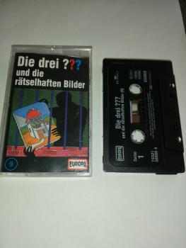 Die Drei Fragezeichen Folge 9 und die rätselhaften Bilder Schwarz 7432138809 4 (Schriftzug Logo fehlt)