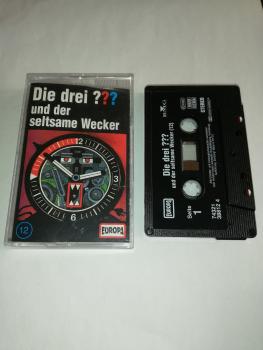 Die Drei Fragezeichen Folge 12 und der seltsame Wecker Schwarz 7432138812 4 Europa(Schriftzug/Logo fehlt)