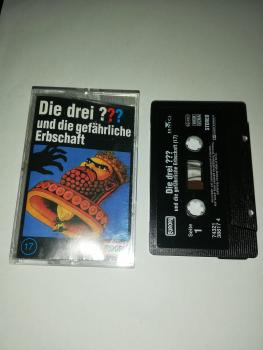 Die Drei Fragezeichen Folge 17 und die gefährliche Erbschaft Schwarz 7432138817 4(Schriftzug Logo fehlt)