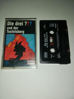 Die Drei Fragezeichen Folge 19 und der Teufelsberg Schwarz 7432138819 4 (Schriftzug Logo fehlt)