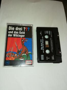 Die Drei Fragezeichen Folge 45 und das Gold der Wikinger Schwarz 7432138845 4(Schriftzug Logo fehlt)