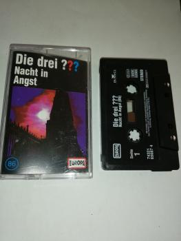 Die Drei Fragezeichen Folge 86 Nacht in Angst Schwarz 7432165687 4(Schriftzug Logo fehlt)