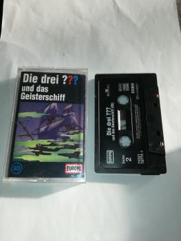 Die Drei Fragezeichen Folge 93 und das Geisterschiff Schwarz 7432178774 4(Schriftzug Logo fehlt)