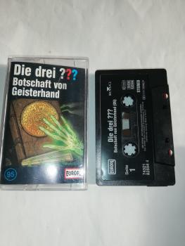 Die Drei Fragezeichen Folge 95 Botschaft von Geisterhand Schwarz 7432182554 4(Schriftzug Logo fehlt)