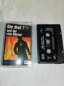 Die Drei Fragezeichen Folge 96 und der rote Rächer Schwarz 7432183981 4(Schriftzug Logo fehlt)