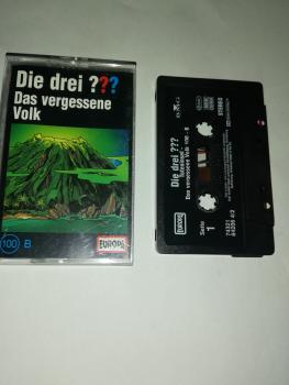 Die Drei Fragezeichen Folge 100B Das vergessene Volk Schwarz 7432184206 4/2(Schriftzug Logo fehlt)