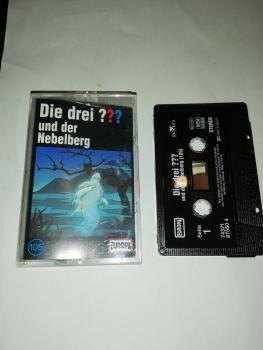 Die Drei Fragezeichen Folge 105 und der Nebelberg Schwarz 7432187550 4(Schriftzug Logo fehlt)