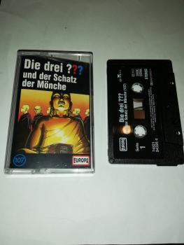 Die Drei Fragezeichen Folge 107 und der Schatz der Mönche Schwarz 7432194326 4(Schriftzug Logo fehlt)