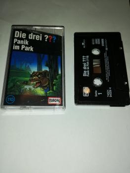 Die Drei Fragezeichen Folge 110 Panik im Park Schwarz 7432194329 4(Schriftzug Logo fehlt)