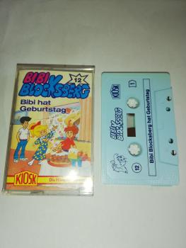 Bibi Blocksberg Folge 12 Bibi hat Geburtstag Weiß mit Blauen Druck(Rot-Gelbes Kiosk Cover)