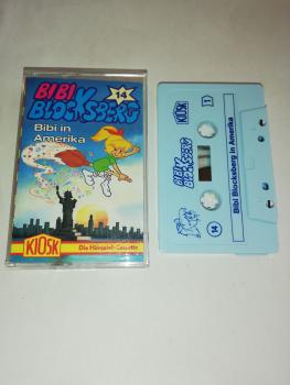 Bibi Blocksberg Folge 14 Bibi in Amerika Weiß mit Blauen Druck (Rot Gelbes Kiosk Cover)