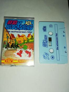 Bibi Blocksberg Folge 15 Die Schwarzen Vier Weiß mit Blauen Druck(Rot-Gelbes Kiosk Cover)
