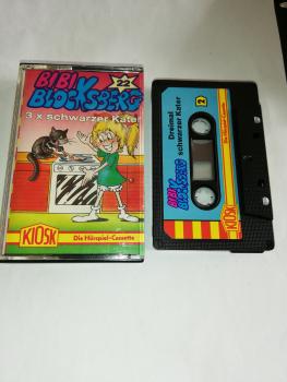 Bibi Blocksberg Folge 22 3x schwarzer Kater 4-fach Schwarz geschraubt Schwarz mit Blauen Cover 4.27622 CD
