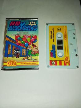 Bibi Blocksberg Folge 24 Bibi und der Supermarkt 5-fach geschraubt Weiß mit Gelben Cover 4.27624 CD Kiosk