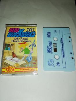Bibi Blocksberg Folge 29 Der neue Hexenbesen Weiß mit Blauen Druck (Rot-Gelbes Kioskcover)