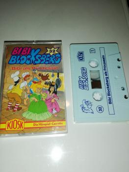 Bibi Blocksberg Folge 32 Bibi als Prinzessin Weiß mit Blauen Druck (Rot-Gelbes Kioskcover)