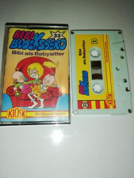 Bibi Blocksberg Folge 33 Bibi als Babysitter 5-fach geschraubt Weiß mit Gelben Cover 4.27633 CD