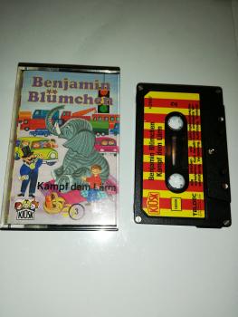 Benjamin Blümchen Folge 3 Kampf dem Lärm 5-fach geschraubt Silber Rot Gelb 4.23937 CD Teldec & Kiosk Logo