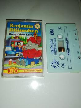 Benjamin Blümchen Folge 3 Kampf dem Lärm Weiß mit Blauen Druck 4.27503