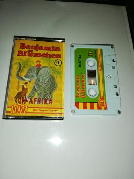 Benjamin Blümchen Folge 4 in Afrika 5-fach geschraubt Silber Weiß mit Grünen Cover 4.23938 CD