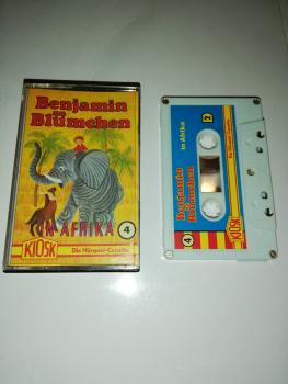 Benjamin Blümchen Folge 4 in Afrika 5-fach geschraubt Silber Weiß mit Blauen Cover 4.27504 CD