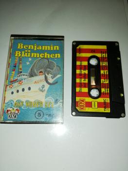 Benjamin Blümchen Folge 5 Auf hoher See 4-fach Silber geschraubt  Rot Gelb 4.23939 CD Teldec & Kiosk Logo