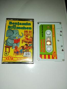 Benjamin Blümchen Folge 6 und die Schule 5-fach Silber geschraubt Weiß mit Grünen Cover 4.24421 CD
