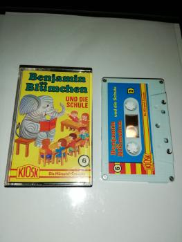 Benjamin Blümchen Folge 6 und die Schule 5-fach Silber geschraubt Weiß mit Blauen  Cover 4.27506 CD