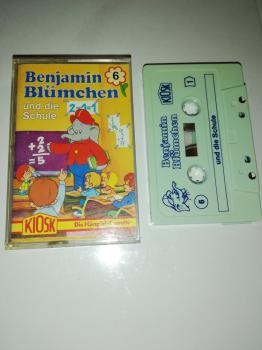 Benjamin Blümchen Folge 6 und die Schule Weiß mit Blauen Druck (Rot Gelbes Kioskcover) Der Grüne Punkt