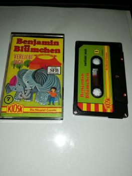 Benjamin Blümchen Folge 7 verliebt sich 5-fach Silber geschraubt Schwarz mit Grünen Cover 4.24422 CD