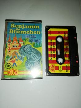 Benjamin Blümchen Folge 10 und das Schloß 4-fach Silber geschraubt Rot Gelb 4.24425 CD Teldec Schwarze Schrift