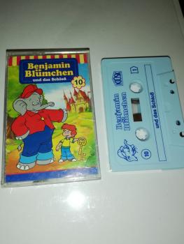 Benjamin Blümchen Folge 10 und das Schloß Weiß mit Blauen Druck 4.27510 (Blaues Kioskcover)