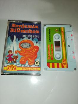 Benjamin Blümchen Folge 11 Auf dem Mond 5-fach Silber geschraubt Weiß mit Grünen Cover 4.27511 CD