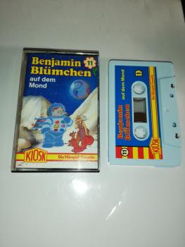 Benjamin Blümchen Folge 11 Auf dem Mond  Weiß mit Blauen Cover 4.27511