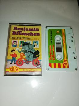 Benjamin Blümchen Folge 12 als Briefträger 5-fach Silber geschraubt Weiß mit Grünen Cover 4.24569 CD