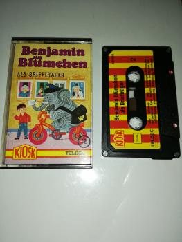 Benjamin Blümchen Folge 12 als Briefträger 4-fach Silber geschraubt Rot Gelb 4.24569 CD Teldec Kiosk
