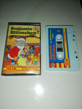 Benjamin Blümchen Folge 21 als Weihnachtsmann Weiß mit Blauen Cover 4.27521