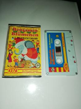 Benjamin Blümchen Folge 21 als Weihnachtsmann 5-fach Silber geschraubt Weiß mit Blauen Cover 4.27521 CD