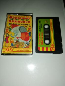 Benjamin Blümchen Folge 21 als Weihnachtsmann 4-fach Schwarz geschraubt Schwarz mit Grünen Cover 4.25334 CD