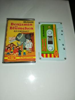 Benjamin Blümchen Folge 22 als Kinderarzt 5-fach Silber geschraubt Weiß mit Grünen Cover 4.25447 CD Teldec