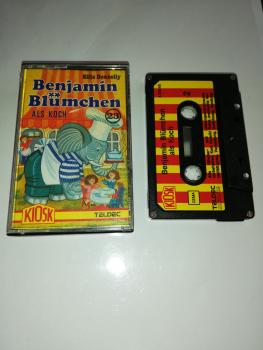 Benjamin Blümchen Folge 23 als Koch 4-fach Silber geschraubt Rot Gelb 4.25448 CD Teldec