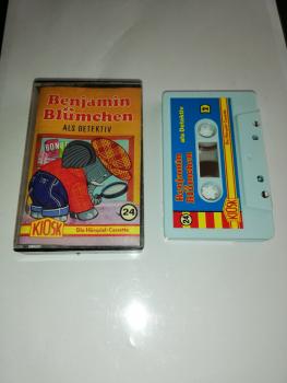 Benjamin Blümchen Folge 24 als Detektiv  Weiß mit Blauen Cover 4.27524 CD