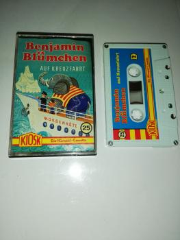 Benjamin Blümchen Folge 25 auf Kreuzfahrt 5-fach Silber geschraubt Weiß mit Blauen Cover 4.27525 CD