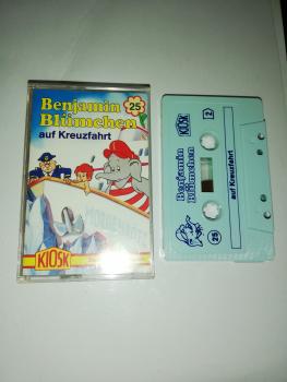 Benjamin Blümchen Folge 25 auf Kreuzfahrt Weiß mit Blauen Druck 4.27525
